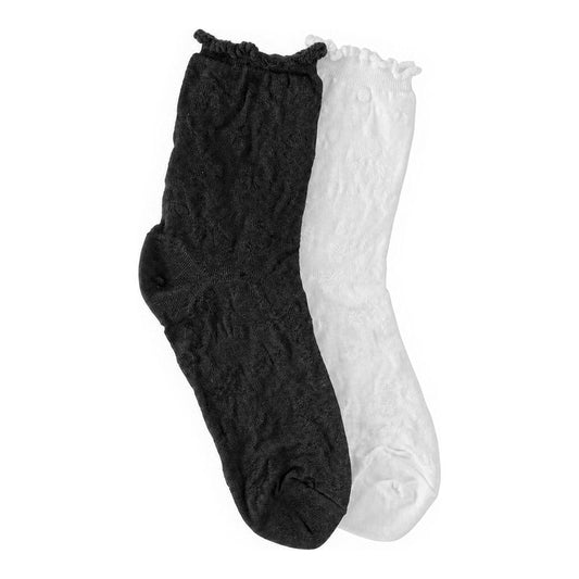 RUFFLE KNKIT SOCKS