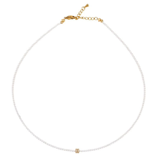 PEARL CRYSTAL NECKLACE
