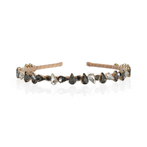 PEAR SHAPED CRYSTAL LUXE HAIRBAND LIMLIM