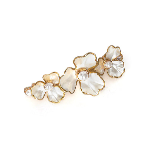 THREE PETAL BARRETTE Limlim fashion accessories