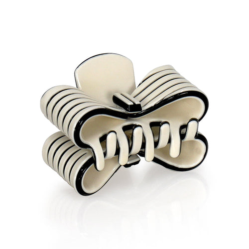 STRIPE BOW JAW Limlim fashion accessories