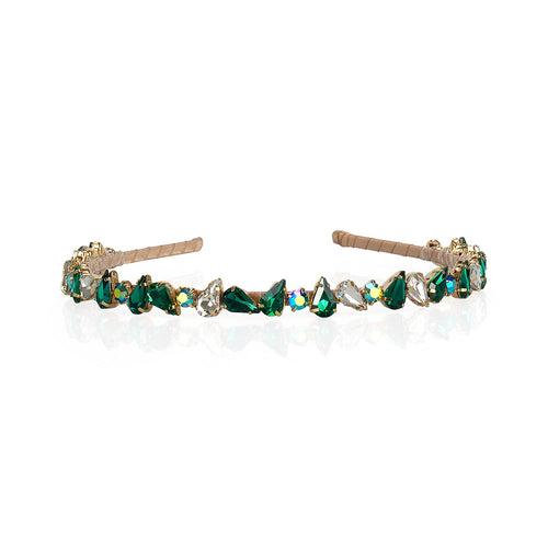 PEAR SHAPED CRYSTAL LUXE HAIRBAND LIMLIM