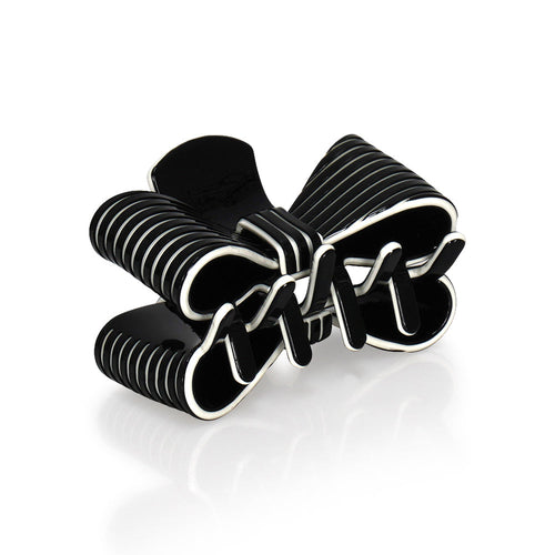 STRIPE BOW JAW Limlim fashion accessories
