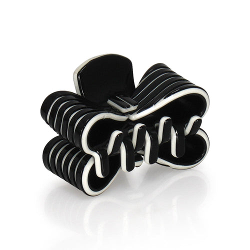 STRIPE BOW JAW Limlim fashion accessories