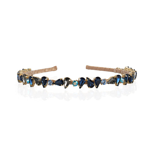 PEAR SHAPED CRYSTAL LUXE HAIRBAND LIMLIM