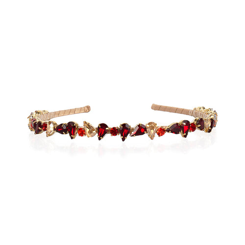 PEAR SHAPED CRYSTAL LUXE HAIRBAND LIMLIM