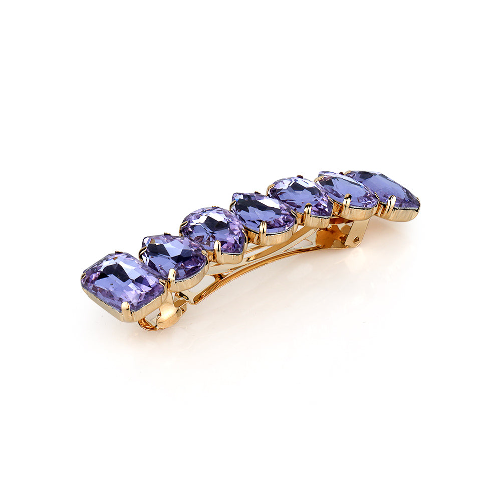 CRYSTAL FRENCH BARRETTE Limlim fashion accessories