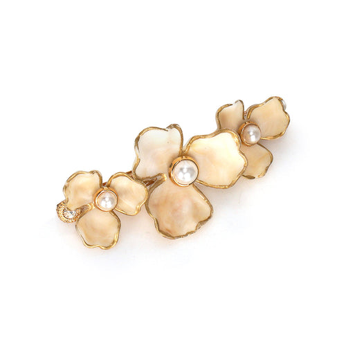 THREE PETAL BARRETTE Limlim fashion accessories