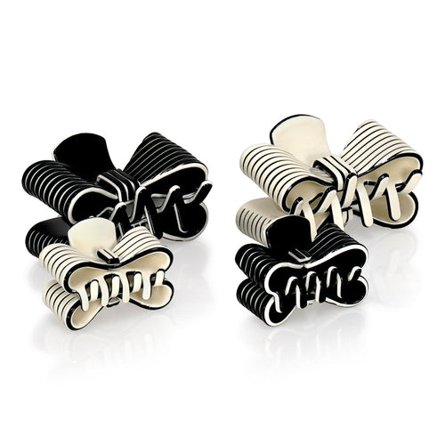STRIPE BOW JAW Limlim fashion accessories