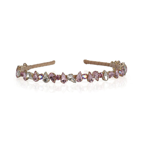PEAR SHAPED CRYSTAL LUXE HAIRBAND LIMLIM