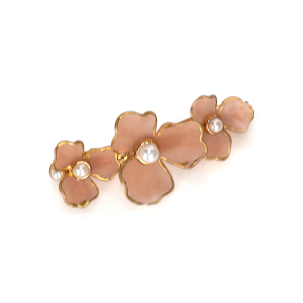 THREE PETAL BARRETTE Limlim fashion accessories
