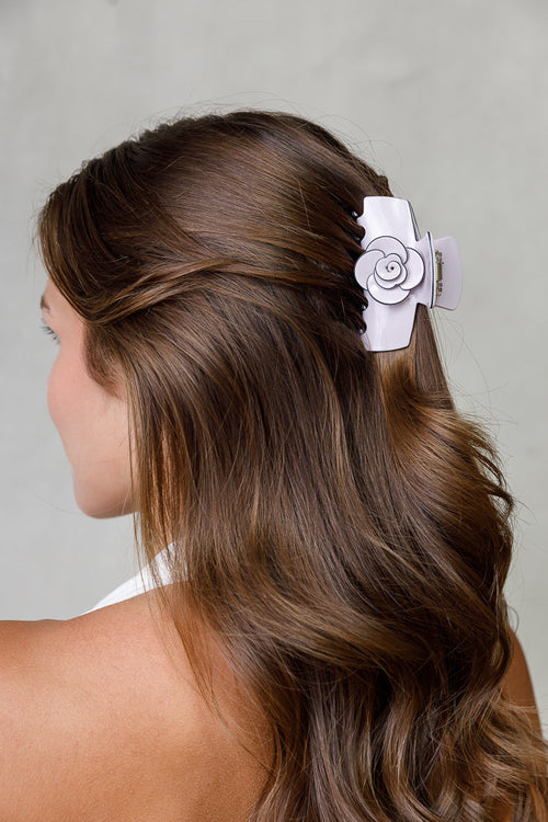RECTANGULAR FLOWER CELLULOSE CLIP LIMLIM