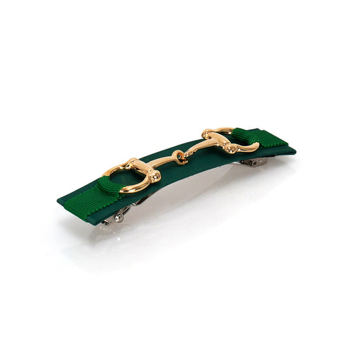 GOLD BUCKLE SATIN BARRETTE LIMLIM