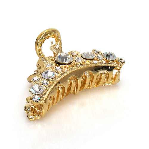 SMALL HALF MOON CRYSTAL CLIP LIMLIM