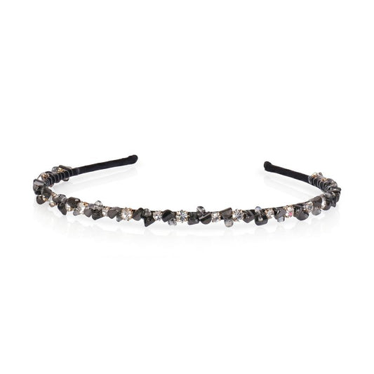 DEFINED CRYSTAL STONE HAIRBAND