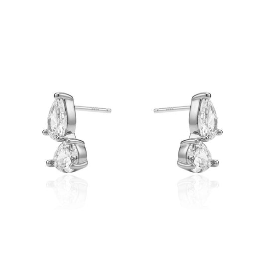 PEAR DROP CRYSTAL EARRINGS