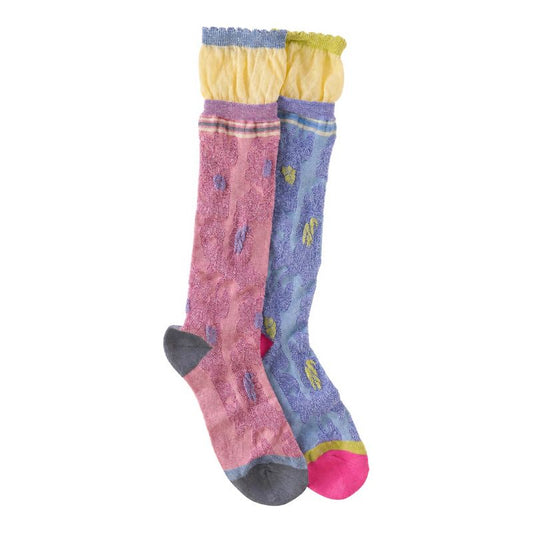 RETRO BLOOM HIGH SOCKS