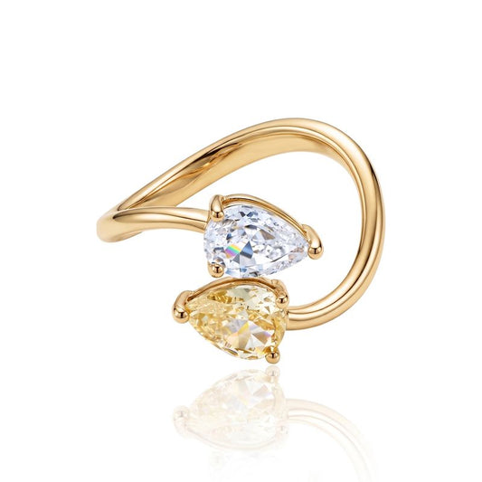 DUET PEAR RING