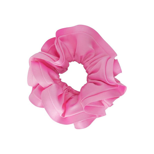 SATIN TRIM SCRUNCHIE