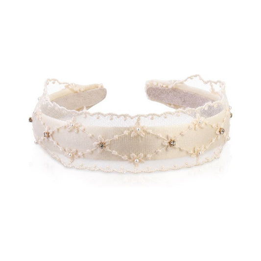 LACE & PEARL HEADBAND