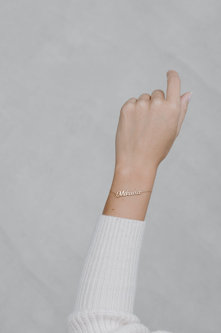 NAME BRACELET Limlim fashion accessories