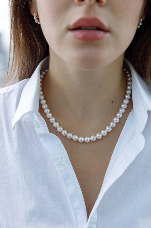 SWAROVSKI PEARL NECKLACE Limlim fashion accessories