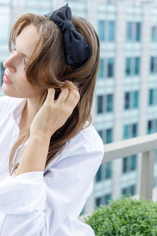 SIDE TRIPLE BOW HAIRBAND Limlim fashion accessories