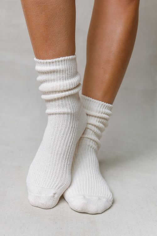 SOFT COTTON RIBBED SOCKS. Limlim fashion accessories