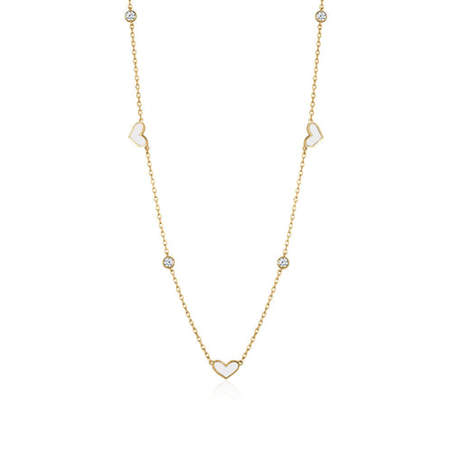 LOVE ENAMEL NECKLACE Limlim fashion accessories