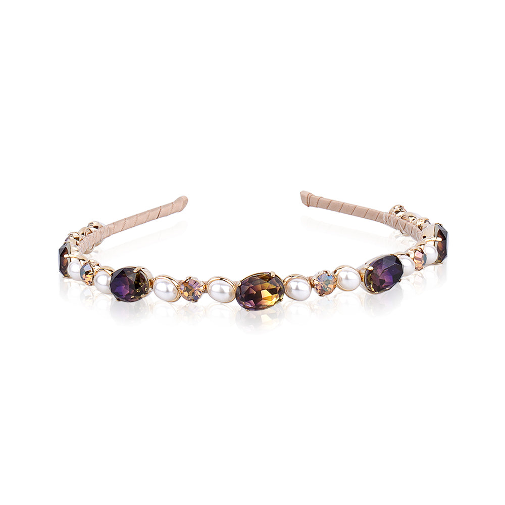 SWAROVSKI AND PEARL HAIRBAND LIMLIM
