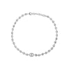 BOLD COFFEE BEAN CRYSTAL NECKLACE