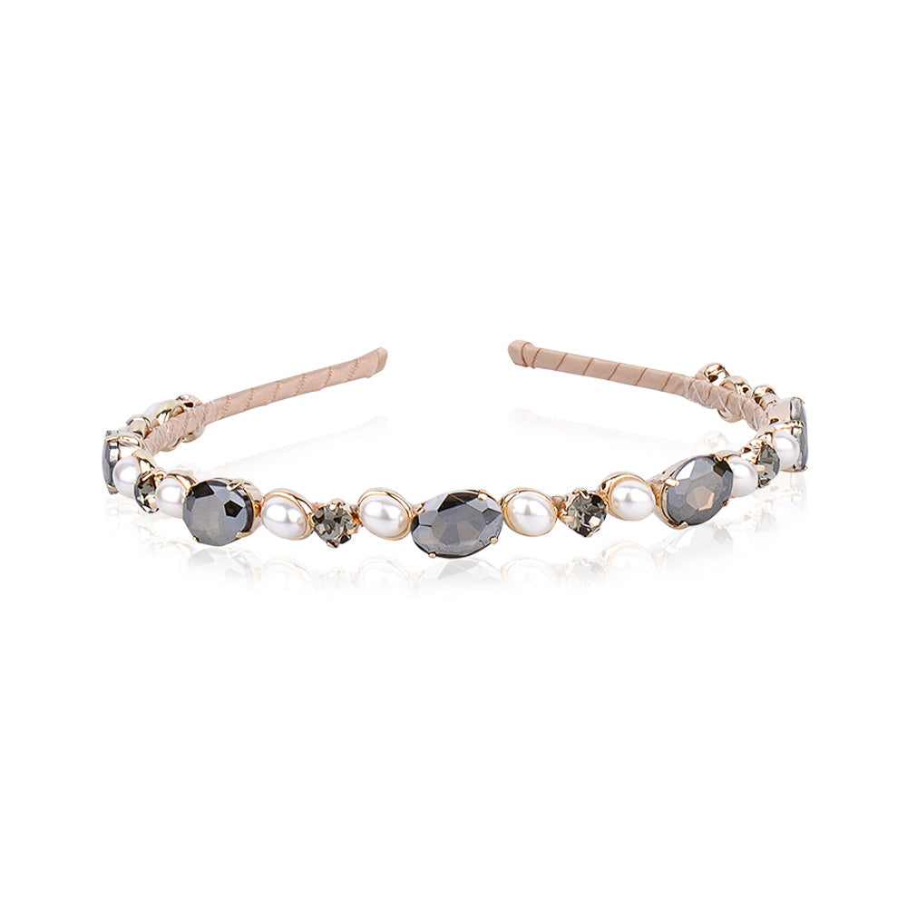 SWAROVSKI AND PEARL HAIRBAND LIMLIM