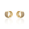 SMALL PAVE HUGGIES