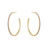 THIN CRYSTAL HOOPS