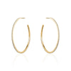 THIN CRYSTAL HOOPS Limlim fashion accessories