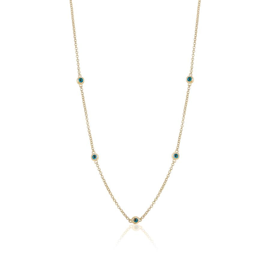 EVIL EYE ALL AROUND NECKLACE sistrbrand