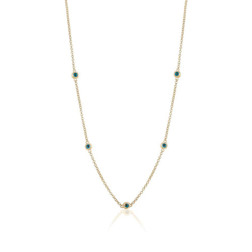 EVIL EYE ALL AROUND NECKLACE sistrbrand