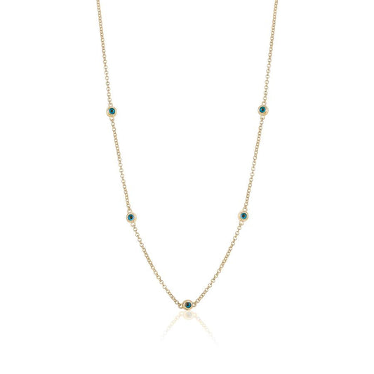 EVIL EYE ALL AROUND NECKLACE sistrbrand