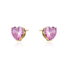 HEART CRYSTAL STUDD Limlim fashion accessories