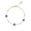 ENAMEL HAND PAINTED EVIL EYE BRACELET LIMLIM