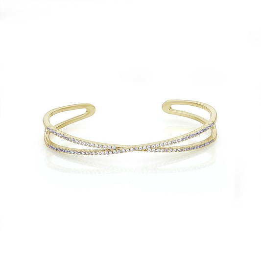 <transcy>X PAVE BANGLE</transcy>