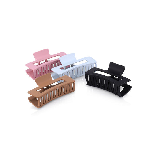 MATTE RECTANGULAR CLAW Limlim fashion accessories