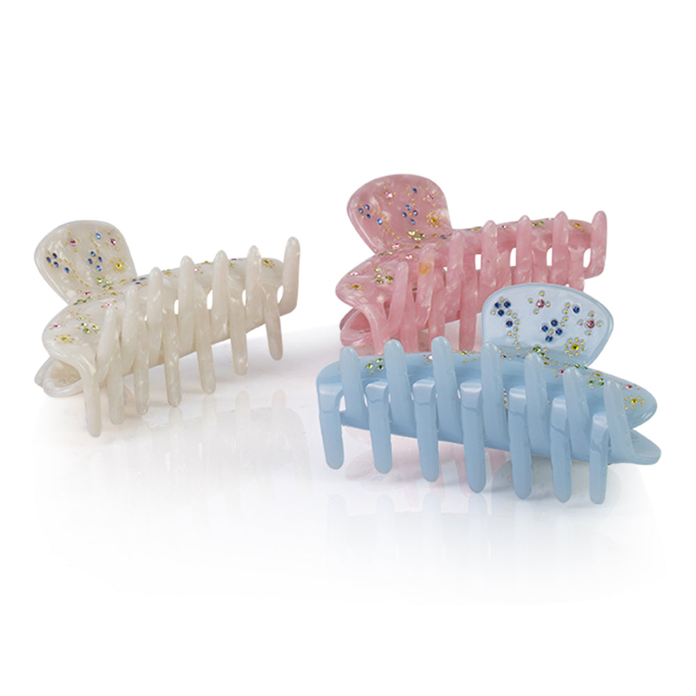 CRYSTAL CELLULOSE PASTEL JAWS Limlim fashion accessories