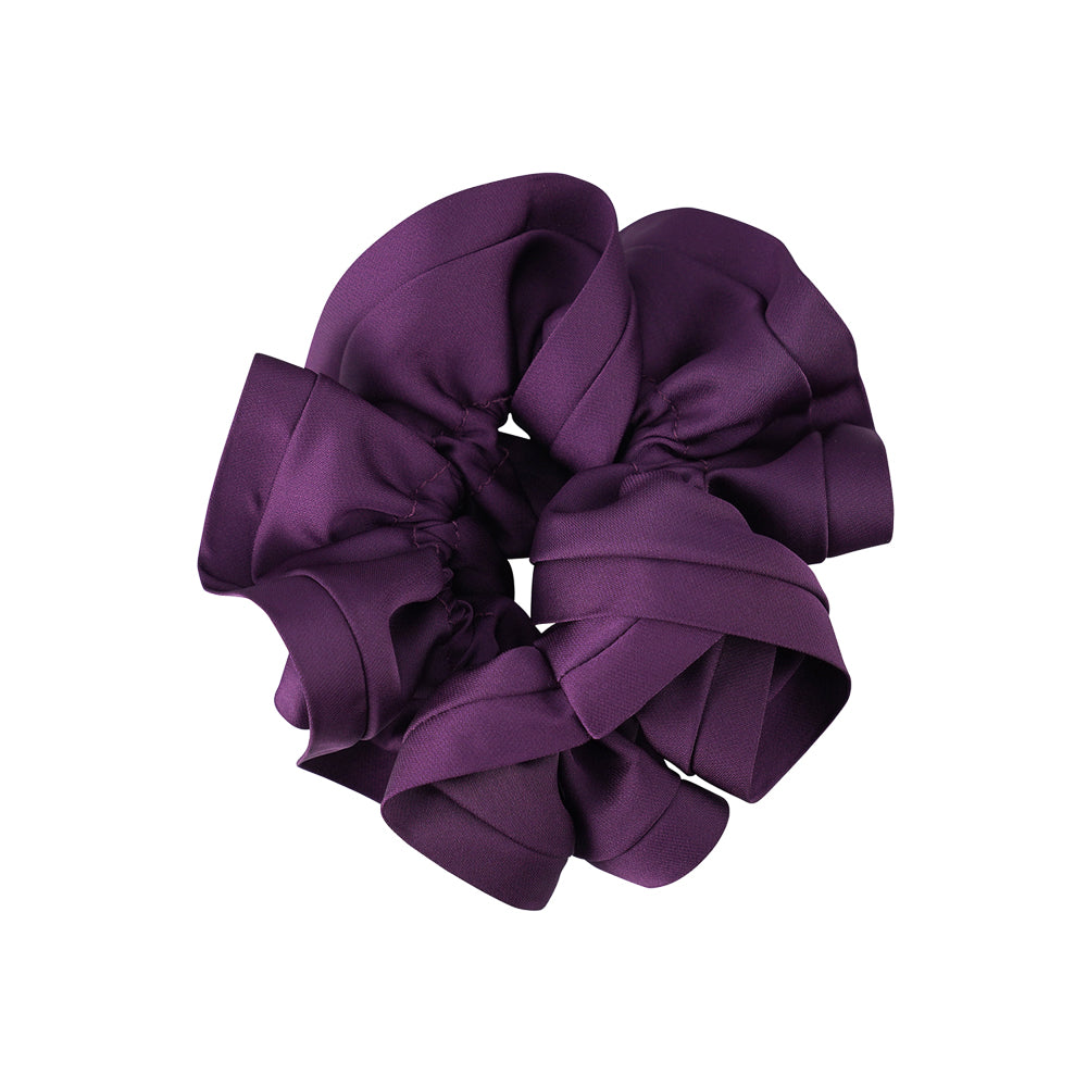 CLASSIC SATIN TRIM SCRUNCHIES . Limlim fashion accessories