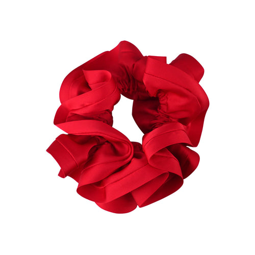 CLASSIC SATIN TRIM SCRUNCHIES . Limlim fashion accessories