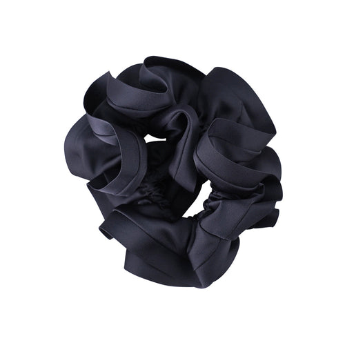 CLASSIC SATIN TRIM SCRUNCHIES . Limlim fashion accessories