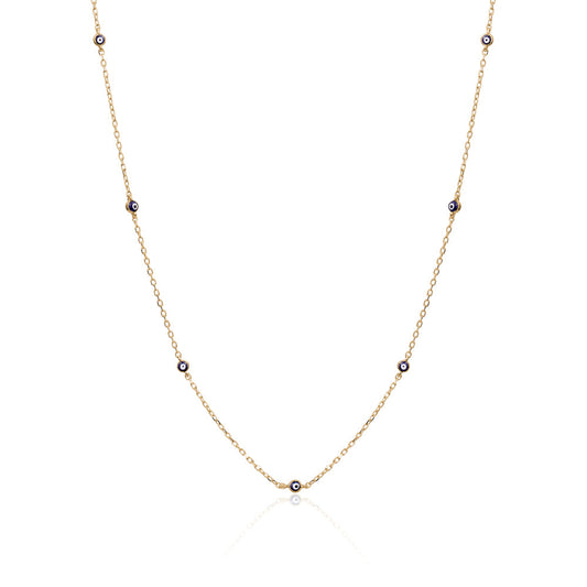 LIGHT EVIL EYE NECKLACE Limlim fashion accessories