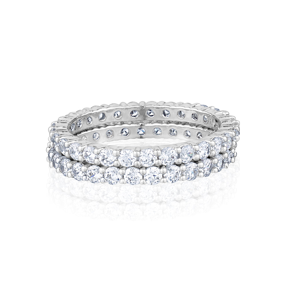 SET OF TWO ETERNITY RINGS sistrbrand