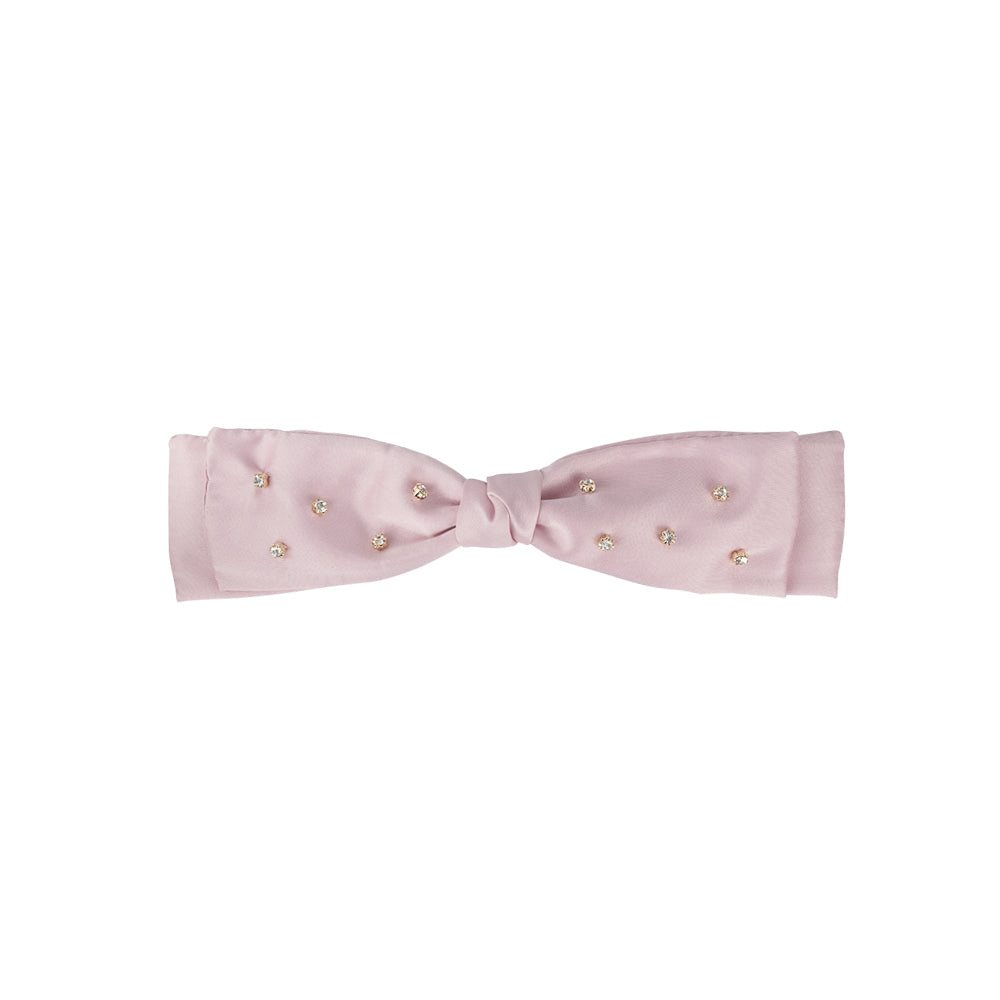 SATIN CRYSTAL BOW . LIMLIM