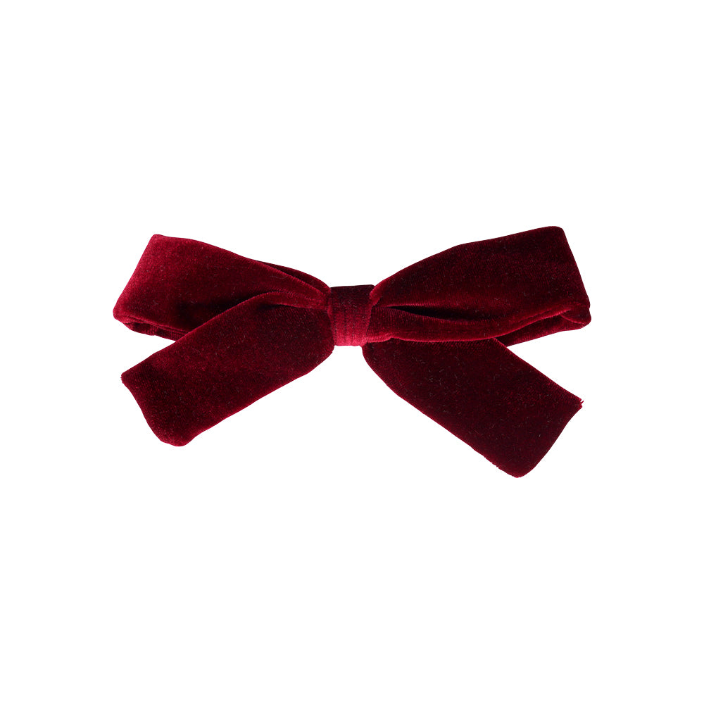 SHORT VELVET BOW Limlim fashion accessories